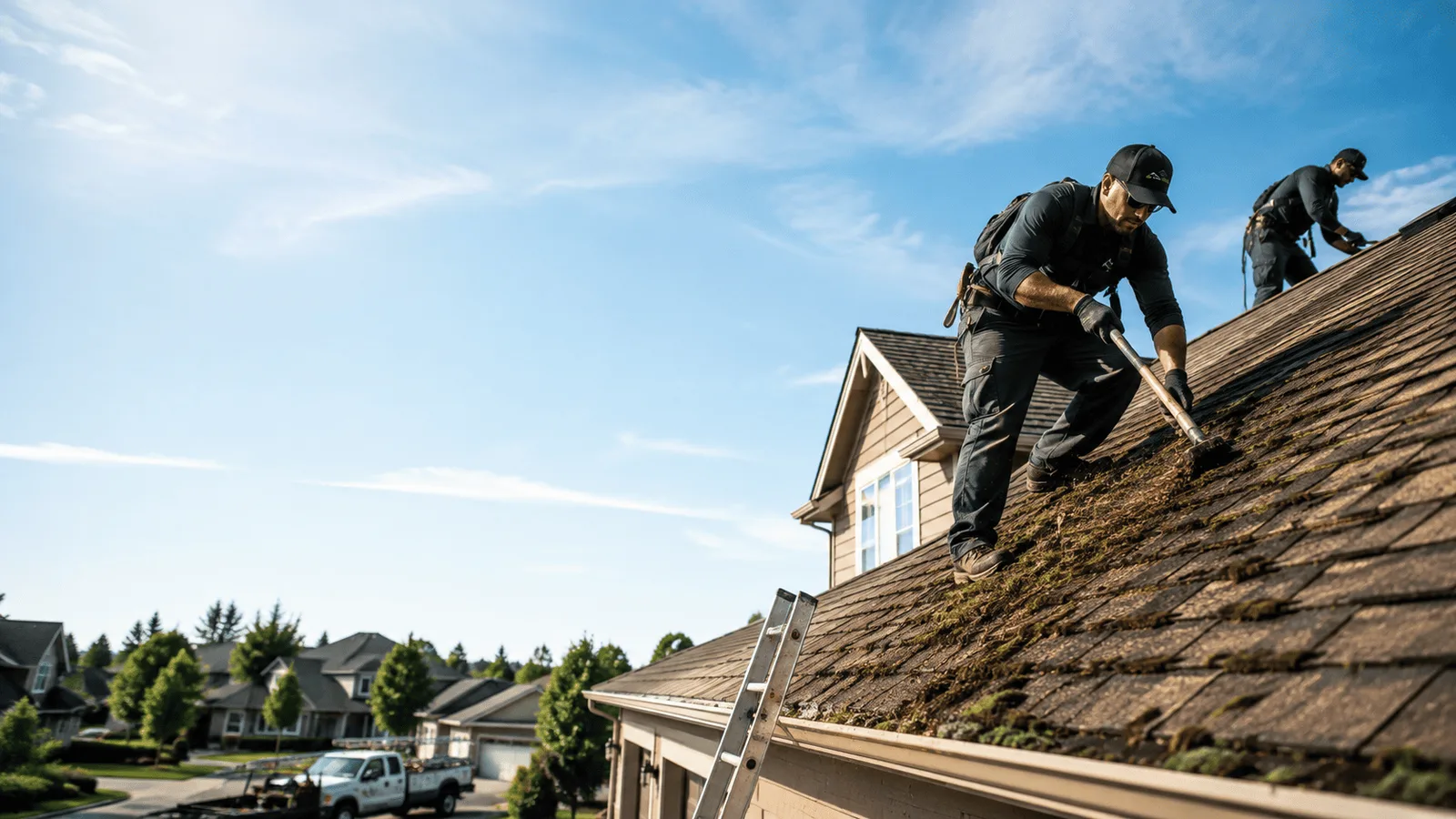 Roof Moss Removal in Vermontville, MI near me